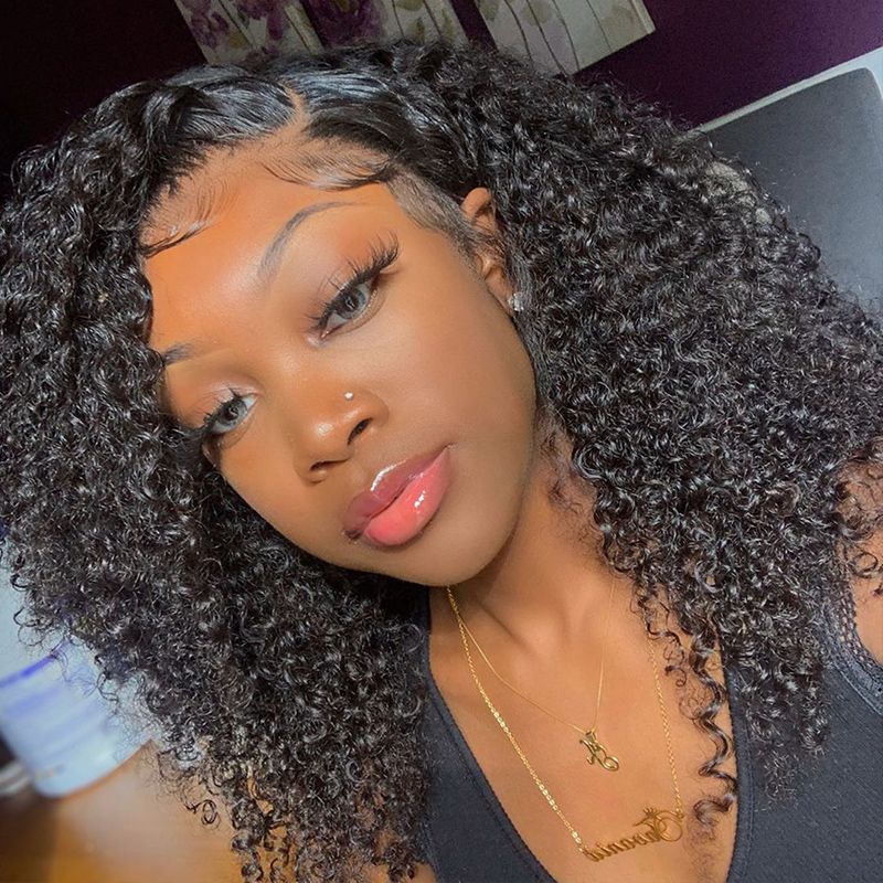 13x6 Kinky Curly Front Lace Wig